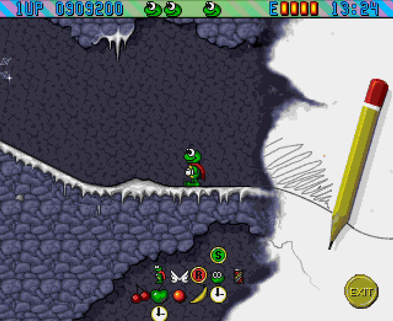 Superfrog CD32 screenshot